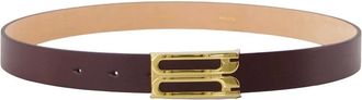 Victoria Beckham Dorian Frame Belt - female - Victoria Beckham - Belts - Red - 90 CM - Accessories