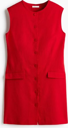H&M Giletkleid - Red