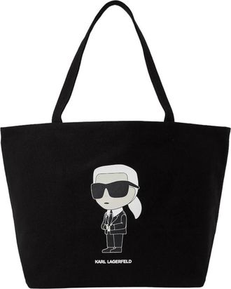 Karl Lagerfeld Textiele Shopper - Dames - Shoppers - Zwart - ONE Size - Tassen