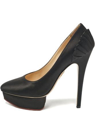 Charlotte Olympia Pre-owned platform pumps - Black