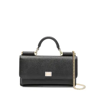 Dolce & Gabbana Mini Leather Clutch Bag