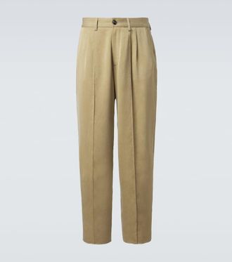 Giorgio Armani Pleated wide-leg pants