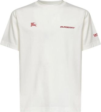 Burberry EKD Katoenen T-shirt - Heren - T-shirts - Wit - XL - Katoen - Tops