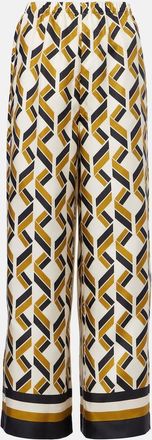 Eres Pantaloni Tube in twill di seta