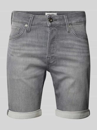 Jack & Jones Jack & Jones Jeansshorts mit 5-Pocket-Design Modell RICK in Mittelgrau, Gr&ouml;&szlig;e S