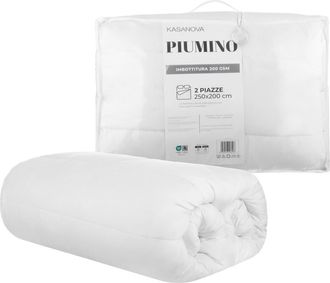 KASANOVA Piumino matrimoniale in microfibra 200 gr/mq