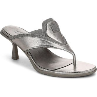 Naturalizer x June Ambrose Ravyn Sandal in Soft Pewter at Nordstrom, Size 9.5