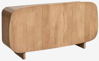 Sklum Sklum - Aparador 160x40 Cm En Madera De Mango Agathe