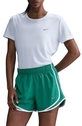 Nike Tempo Dri-FIT Short Sleeve Running Top in White/Reflective Silv at Nordstrom Rack, Size X-Large