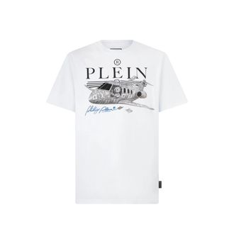 Philipp Plein Teddy Plane Crystal-embellished T-shirt