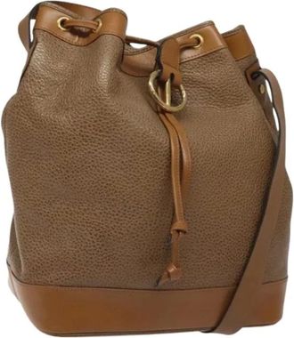 Dior Pre-owned Bucket Bags, female, Brown, Size: ONE SIZE Pre-owned Vintage Bucket Bag