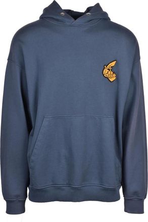 Vivienne Westwood Hoodies & sweatvesten, Heren, Blauw, M, Katoen, Anglomania Hooded Sweatshirt