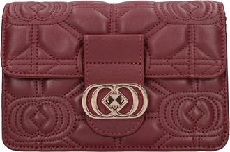 La Carrie Mini leren tas - Dames - Schoudertassen - Rood - ONE Size - Leer - Tassen