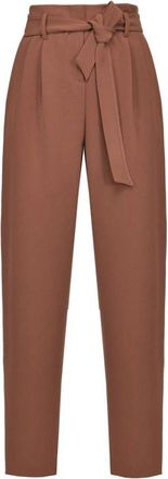 Pinko Sable Broek Raphaela 2 - Dames - Vrijetijds broeken - Bruin - L - Broeken