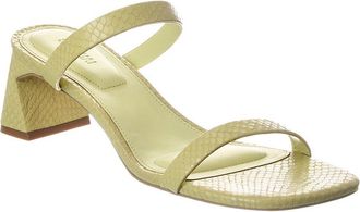 SIMKHAI Simkhai Clara Debossed Leather Sandal