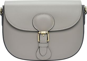 Isabella Rhea Beige Rundleer Tas