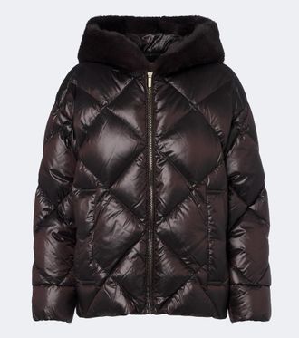 Max Mara The Cube hooded quilted down jacket