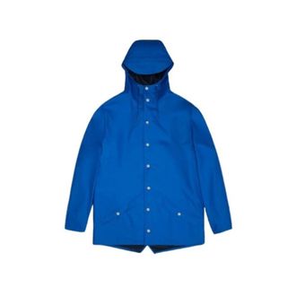 Rains Rain Jackets, male, Blue, Size: L Waterproof Jacket