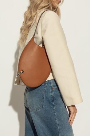 Tory Burch Shoulder Bag Pierced, Womens, Brown