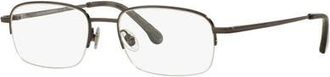 Brooks Brothers 56mm Rectangle optical glasses in Grey at Nordstrom