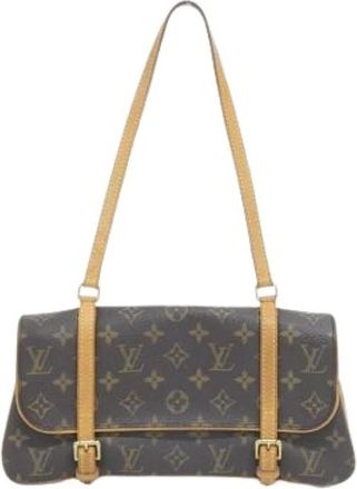 Louis Vuitton Pre-owned Shoulder Bags, female, Brown, Size: ONE SIZE Pre-owned Marelle Shoulder Bag