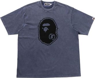 A Bathing Ape T-shirt Head in cotone - Grigio