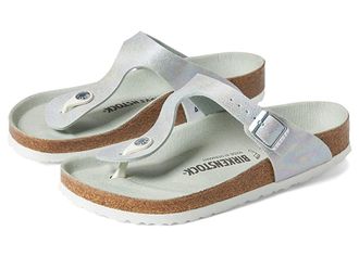 Birkenstock Gizeh Vegan Womens Shoes Iridescent Matcha Microfiber : EU 36 (US Womens 5-5.5) Regular, Synthetic