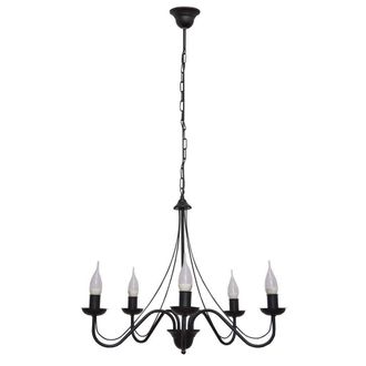 Netlighting Malbo Multi Arm Pendant Ceiling Light Black 60cm