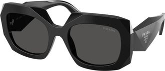 Prada B23S Zonnebril - Dames - Zonnebrillen - Zwart - 54 MM - Accessoires