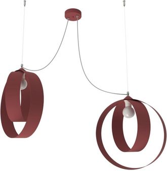 Lumicom Shell L&aacute;mpara De Techo 2 Luces Monocolor Mate