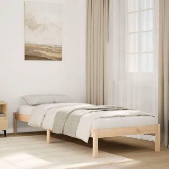 vidaXL Extra Long Bed Frame without Mattress 80x220 cm Solid Wood Pine vidaXL