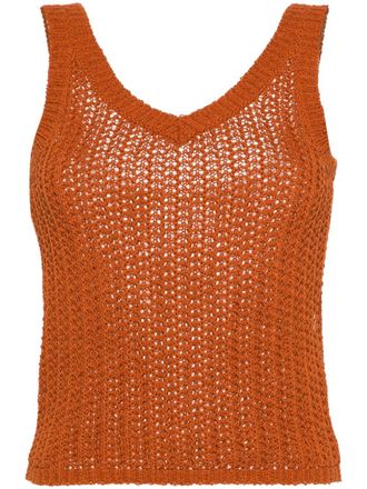 Max Mara knitted tank top - Brown