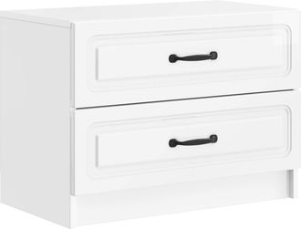 vidaXL Armario De Noche Brillante 62 X 34,5 X 44,5 Cm Vidaxl