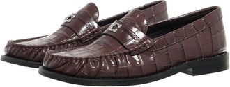 Coach Loafers - Jolene Leather Loafer - brown - Loafers for ladies