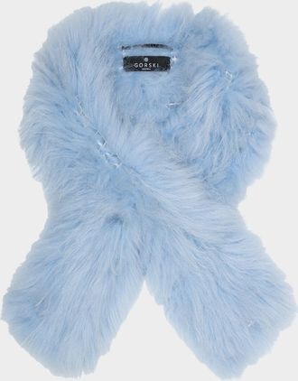 Gorski Select Lamb Shearlng Pull-Through Scarf