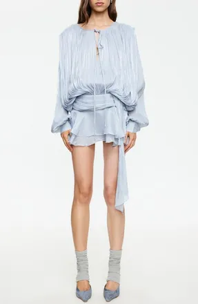 Lioness Elements Minidress in Baby Blue at Nordstrom, Size X-Large