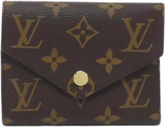 Louis Vuitton Pre-owned Wallets, female, Brown, Size: ONE SIZE Pre-owned Canvas wallets