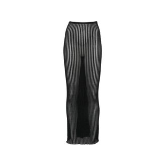 Dondup Sheer-knit Maxi Skirt