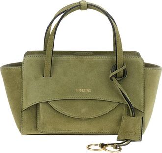Hidesins Flap S - Dames - Handtassen - Groen - ONE Size - Leer - Tassen