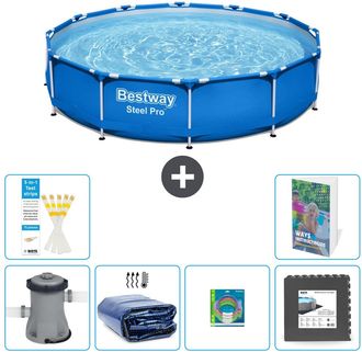 Bestway Piscina Bestway Steel Pro Redonda - 366x76 Cm - 7-piezas S177