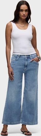 Hudson Jodie Loose Wide Leg Crop in Salt Creek at Nordstrom, Size 33 X 27