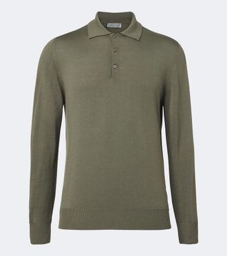 Canali Virgin wool polo sweater