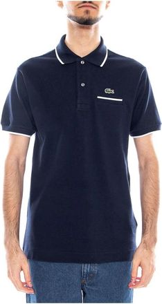 Lacoste Maglietta M/C - Heren - Polos - Blauw - S - Katoen - Tops