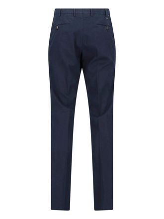 Pantaloni Torino Mens Trousers Blue Lyocell