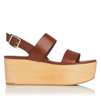 L.k. Bennett Womens Colleen Sandal, Brown Leather - Size UK 8