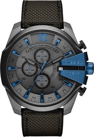 Diesel Accessoires, Heren, Grijs, ONE Size, Chief Dz 4500 Horloge