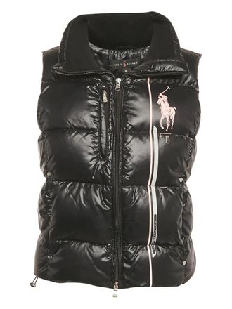 Polo Ralph Lauren logo-print gilet - Black