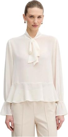 Oui Mujer, Blusas y Camisas, Beige, Talla: XS