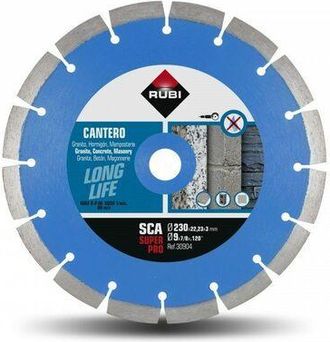 Rubi 30904 Sca-230 Superpro Disco Diamante Cantero Segmentado - Ref: 30904