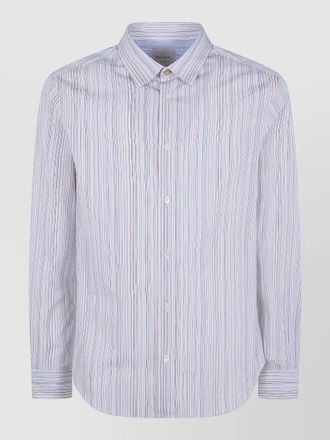 Paul Smith mens slim fit striped shirt buttondown collar